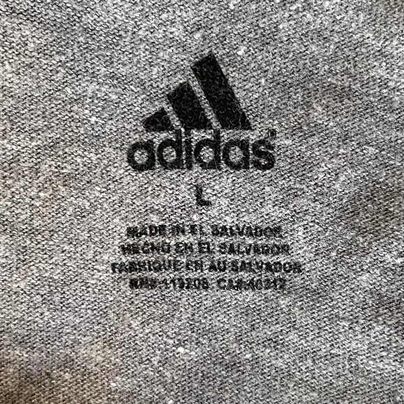 Adidas University of Michigan UofM Gray Breast Cancer Ribbon Tee - Picture 4 of 5